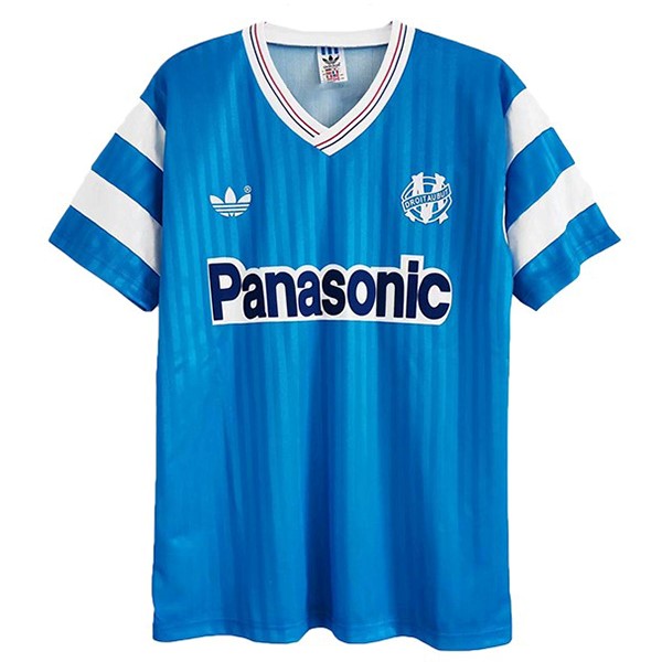 Camiseta Marsella Segunda Equipo Retro 1990 Azul